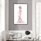 Lady in Pink Dress Oil Paint By Numbers DIY Frameless Drawing Picture Adults Kit