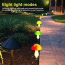 Outdoor Solar Garden Lights Cute Mushroom Shape Decorative Lamp LED Waterproo.