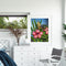 Oil Paint by Numbers Butterfly Flower Canvas Artwork Living Room Picture Decor
