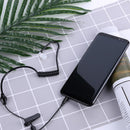 3.5mm Male Air Hose Headphones Earphones Soft Clear Anti-Radiation Stereo