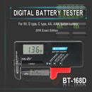 Asiprop bt168d Smart Battery Tester Digital LCD Electronic Battery Power M