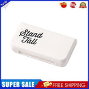 Portable 3 Grids Mini Pill Case Medicine Box Travel Tablet Holder (Letter)