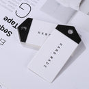 And White Handmade Labels Handwritten Gift Tags Thanks Cards Thank You Hang Tag
