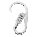 Bags Luggage Carabiner Padlock 3 Dial Digit Combination Code Password Locks