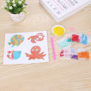 DIY Animals Full Drill Diamond Painting Kids Round Diamond Stickers Craft K