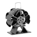 Fireplace Fan Efficient Heat Powered Stove Fan Log Wood Burner Black Fireplace