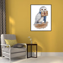 14CT DIY Cartoon Owl Cross Stitch Kits Counted Partial Embroidery Set Craft Gift
