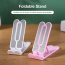 Foldable Tablet Holder Height Adjustable Smart Phone Cooling Stand (Pink) Newly