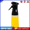 PET Olive Oil Spray Bottle Vinegar Gravy Dispenser Mist Sprayer (Black)