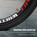 2pcs Aluminum Alloy Bike Valve Caps Durable Anti-Rust Bicycle Tire Valve Cove