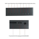 Bluetooth-Compatible Speaker Wireless Desk HiFi Music Alarm Clock (Black)