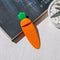 Silicone School Supplies Office Stationery Carrot Bookmark Mark Book