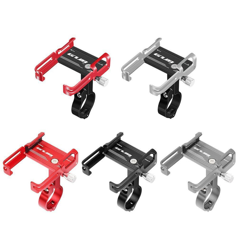 2pcs Bike Cell Phone Holder Handlebar Clip GUB P10  (Red)