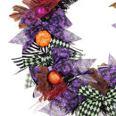Farmhouse Home Decorations Pumpkin Halloween Halloween Wreath Witch Hat Leg