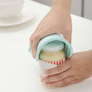 1pc Square Heat Resistant Placemat Waterproof Silicone Hanging Pad (Blue) Newly