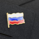 Russia Flag Symbol Souvenir Clothes Drop Oil Metal Pin