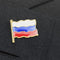 Russia Flag Symbol Souvenir Clothes Drop Oil Metal Pin