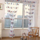 1PCS Curtain Toddler Kids Car Pattern Voile Panel Sheer Door Room Draper