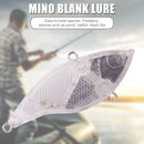 1pc Blank Plastic Unpainted Fishing Lures Hard Baits 14g Wobblers Assembly