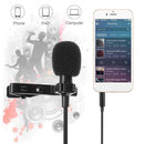 Cable Audio Sound Recording Capacitor Microphone Metal Clip for Smart Phone