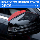 2pcs Universal Diamond Car Rearview Mirror Sun Visor Shade Rain Shield Eyebro