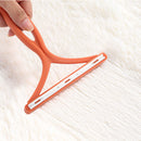 Lint Remover Pet Hair Fuzz Fabric Shaver Coat Clothes Fluff Brush (Orange)