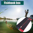 Fishing Rig Hook Tackle Box Fish Gear Storage Case (Black Red 450x90x30mm) Newly