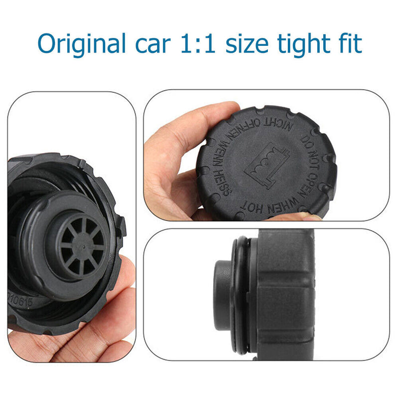 Radiator Coolant Liquid Storage Covers Black for Mercedes C E S GLK ML Class
