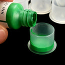 Plastic Microblading Tattoo Ink Cup Cap Pigment Clear Holder Container(B) Newly