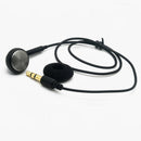 Single Side Wired in Ear Earbud 3.5mm Audio Plug Walkie Talkie Mono Headphone