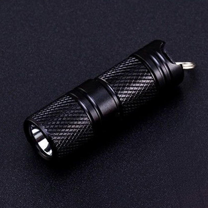 XPG LED Camping Pocket Torch 120lm Handheld Mini Keychain Flashlight Black