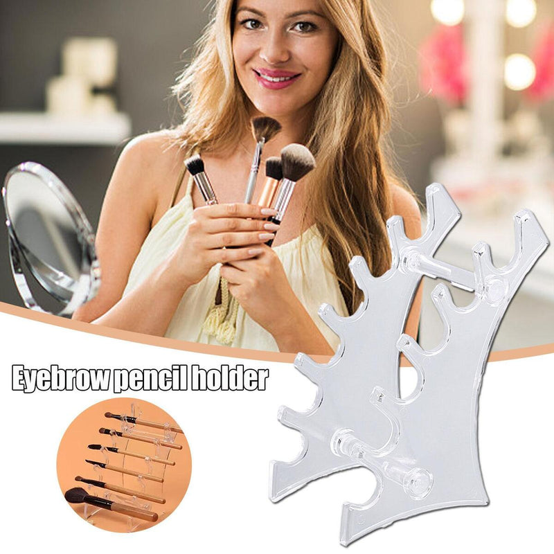 Pencil Acrylic Display Stand Makeup Brush Display Case Pen Holder.