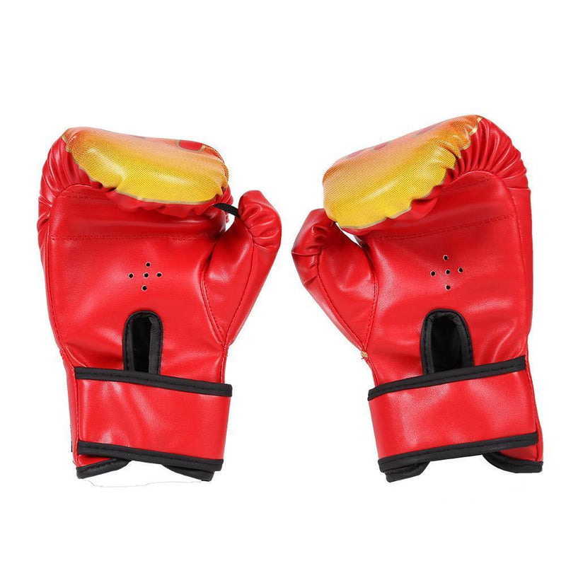 2pcs Kids Muay Thai Karate Punching Flame Gloves Boxing Training Fighting G