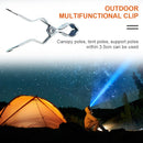 Multi-Function Clamp Light Hanger Iron Clip Holder Lamp Hook for Tent Pole Newly