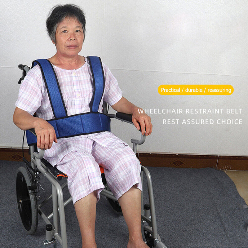 Wheelchair Safety Seat Belt Shoulder Fix for Elderly Patients Support Vest