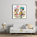 Partial Embroidery Love Song DIY Stamped Canvas 14CT Needlework Sets Home Decor