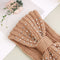 Winter Head Wrap Ear Warmer  Knit Headband  Rhinestone Crochet Hair Band  Bead