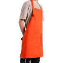 Adjustable Cafe Shop Apron Kitchen Painting Pocket Solid Color Home Cook Apron