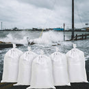 White Empty Sandbags Woven Polypropylene Heavy Duty Sandbags for Flooding 10Bag