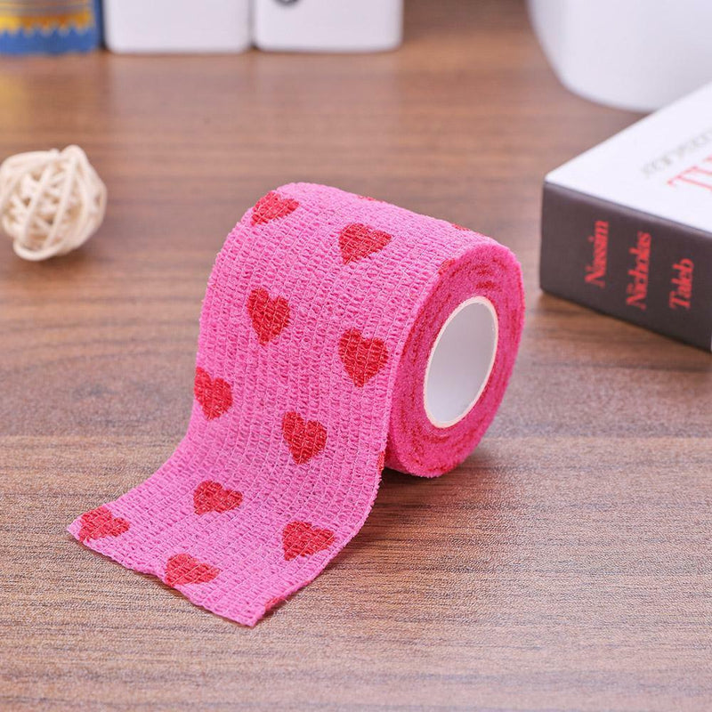 Pet Dog Cat Elastic Bandage Non-woven Pet Self Adherent Wound Tape (M)