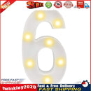 Digital Number LED Symbol Sign Night Light for Wedding Party Birthday (6) Newly