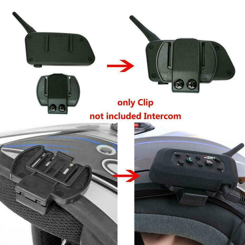 Clip Bracket For V6 V4 Motorcycle Helmet Bluetooth Headset Interphone X2Y4