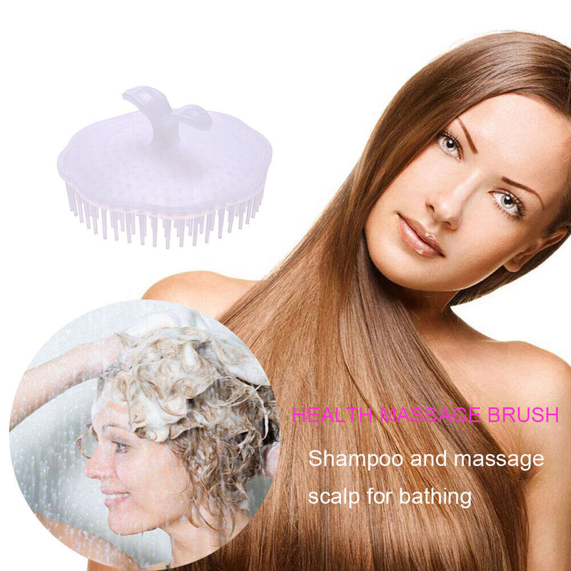 2pcs Shampoo Hair Washing Comb Bath  Hair Clean Brush Silicone Bath Combs