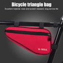 Durable MTB Front Frame Triangle Bag Road Cycling Storage Pouch Bag (Red) Newly