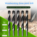 10pcs High Carbon Steel Straight Shank Twist 3 Brad Point Drill Bits (3mm)