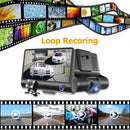 504 Car DVR Dashboard Camera Dual Lens Wide Angle Dash Cam with Rea View Camera