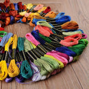 50 Colors Cross Stitch Cotton DIY Embroidery Thread I3L3 Sewing Skeins I5F1