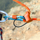 Hiking Descent Device ATC Belay Rappel 25KN Outdoor Rock Climbing Camping T