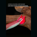 Luminous Lifelike Jigs Wood Shrimp Lures Squid Hook Octopus Bait Fishing Tackle