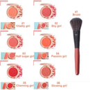 Breathable Face Mineral Pigment 6 Colors Blush Monochrome Blush Makeup Palette